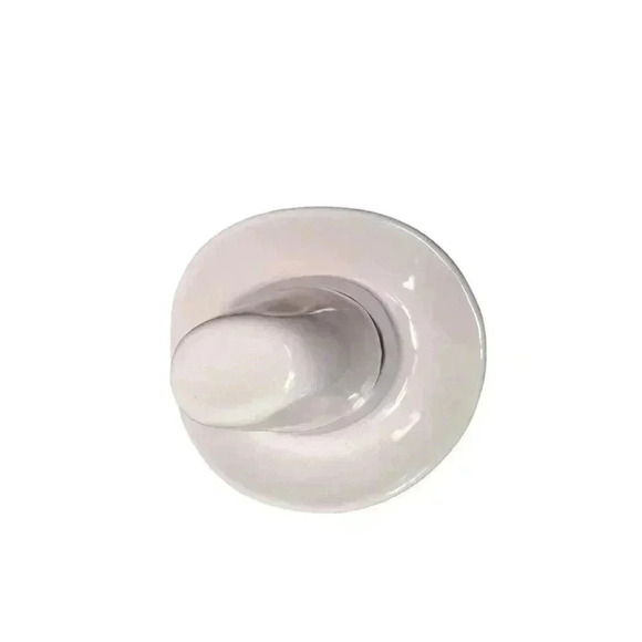 RARE Disco Ball Cookie Jar w/ Pink Cowgirl Cowboy Hat ceramic 10" NEW - Picture 4 of 6